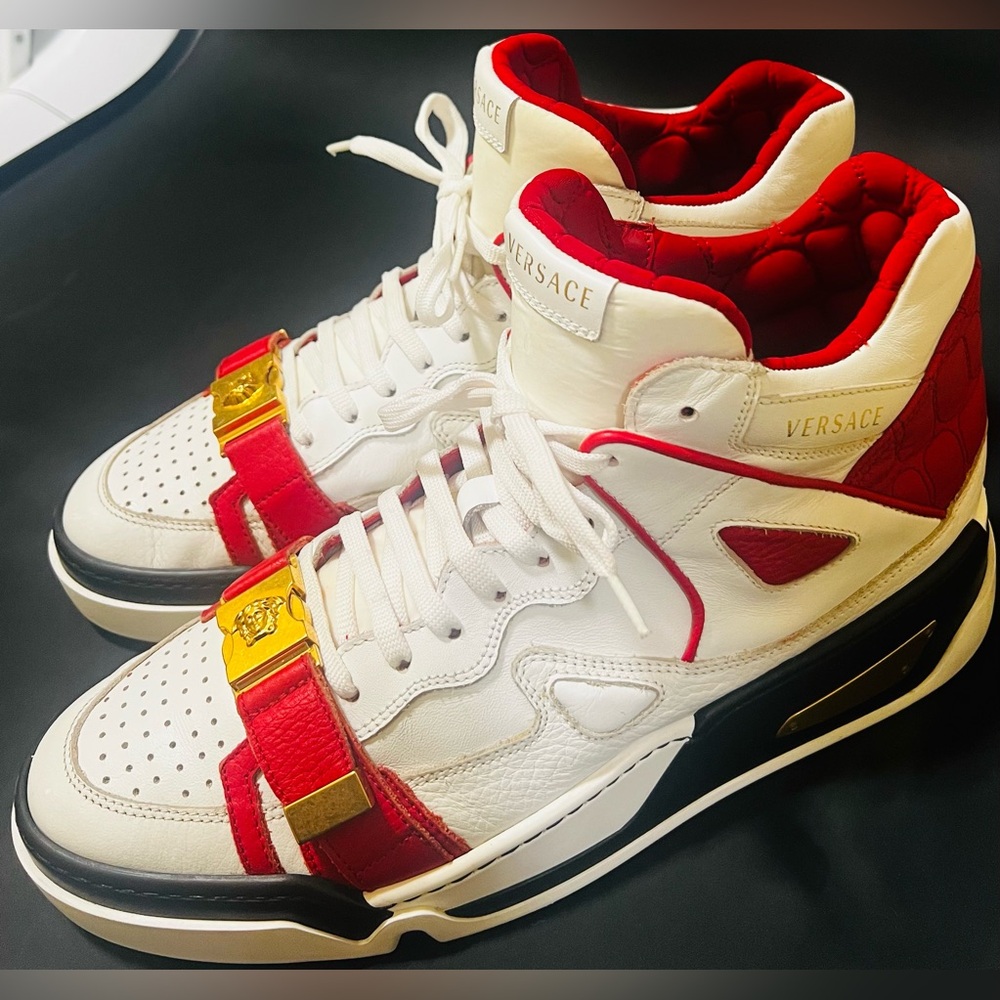 VERSACE MEDUSA ATLAS HIGH TOP SNEAKER | SIZE 40.5 | 7.5 US | DSU6995-DWR3T